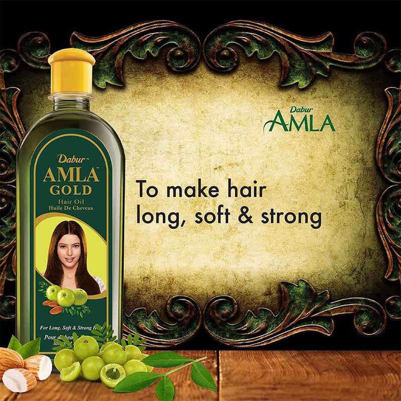 Dabur Amla Gold Hair Oil For Dry And Damaged Hair 200ml