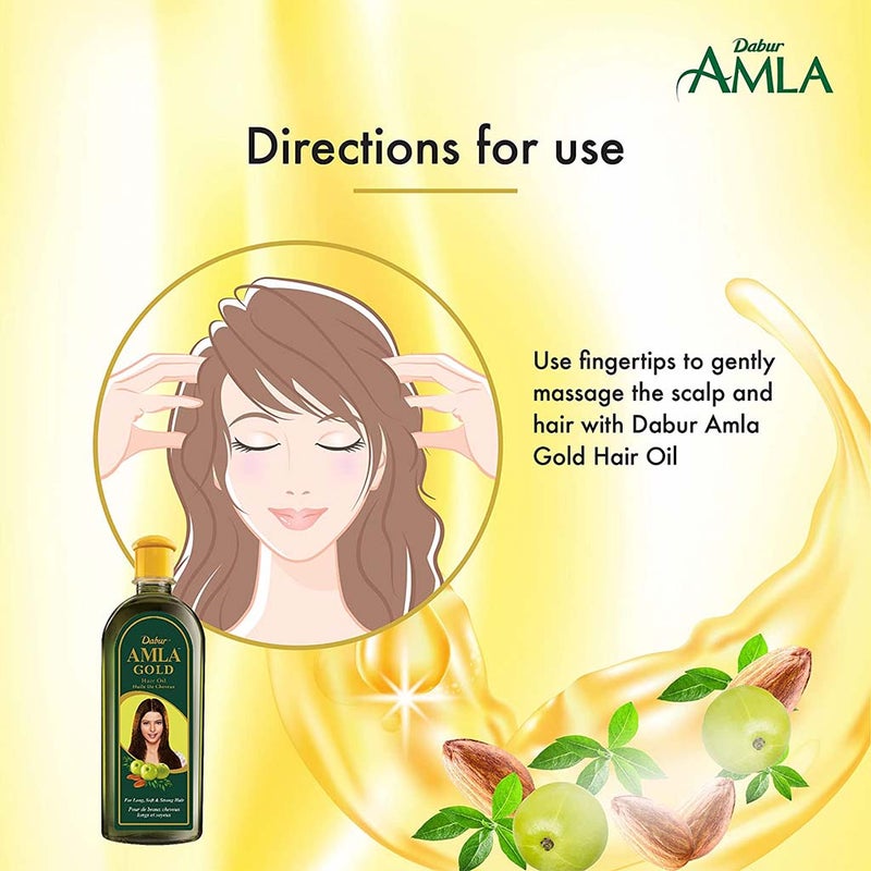 Dabur Amla Gold Hair Oil For Dry And Damaged Hair 200ml