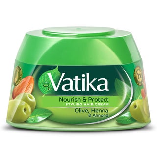 Dabur Vatika Nourish & Protect Styling Hair Cream With Olive, Henna & Almond 140ml