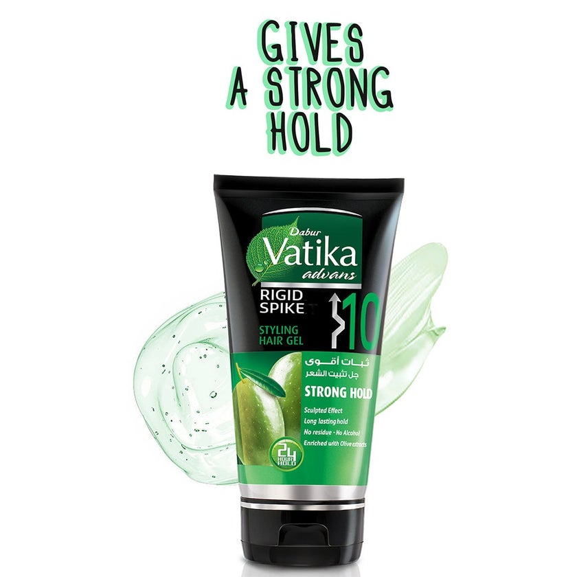 Dabur Vatika Advans Rigid Spike 10 Strong Hold Hair Styling Gel 150ml