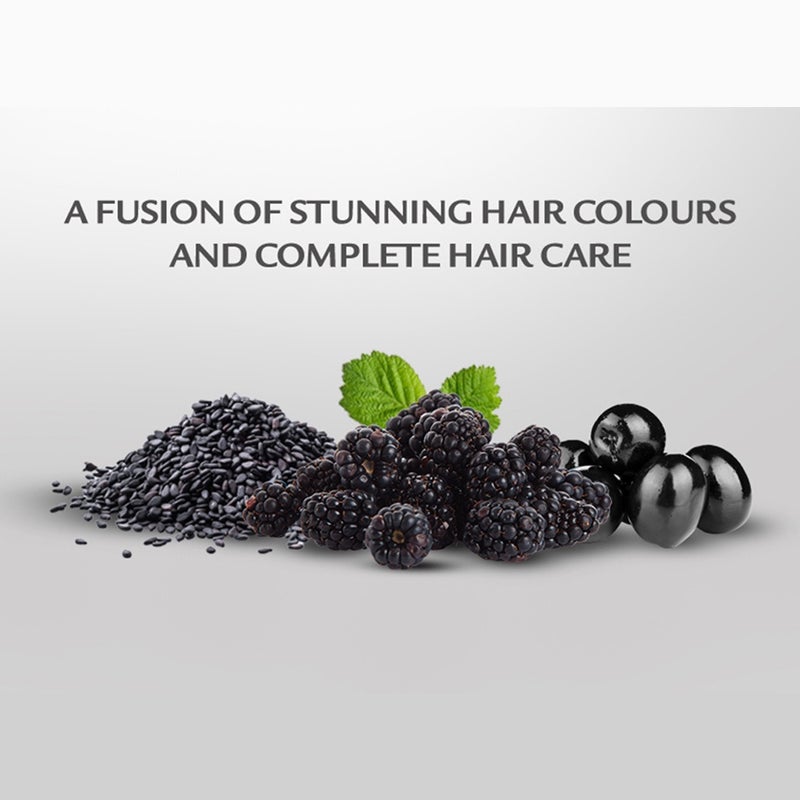 Dabur Vatika Oil Fusion Permanent Hair Color Black 108ml