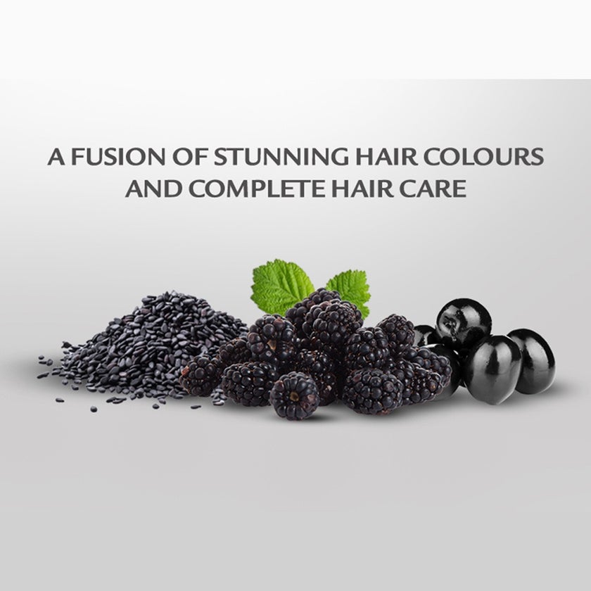 Dabur Vatika Oil Fusion Permanent Hair Color Black 108ml