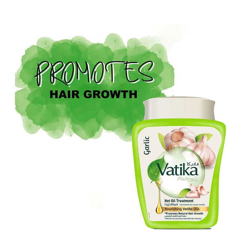 Dabur Vatika Naturals Garlic Hot Oil Treatment Cream With Nourishing Vatika Oils 1kg