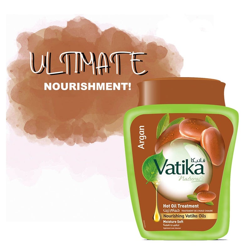 Dabur Vatika Naturals Argan Hot Oil Treatment Cream 500g