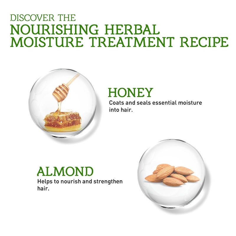 Dabur Vatika Naturals Honey & Almond Moisture Treatment Oil Replacement Cream For Dry And Frizzy Hair 200ml
