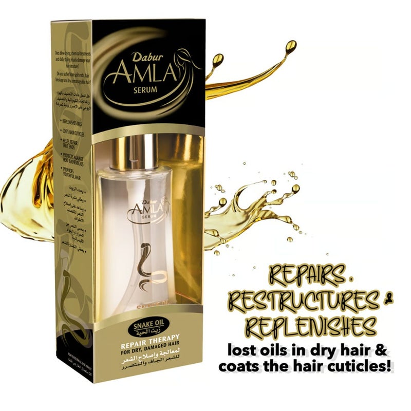 Dabur Amla Snake Oil Repair Therapy Hair Serum For Dry, Damaged Hair 50ml