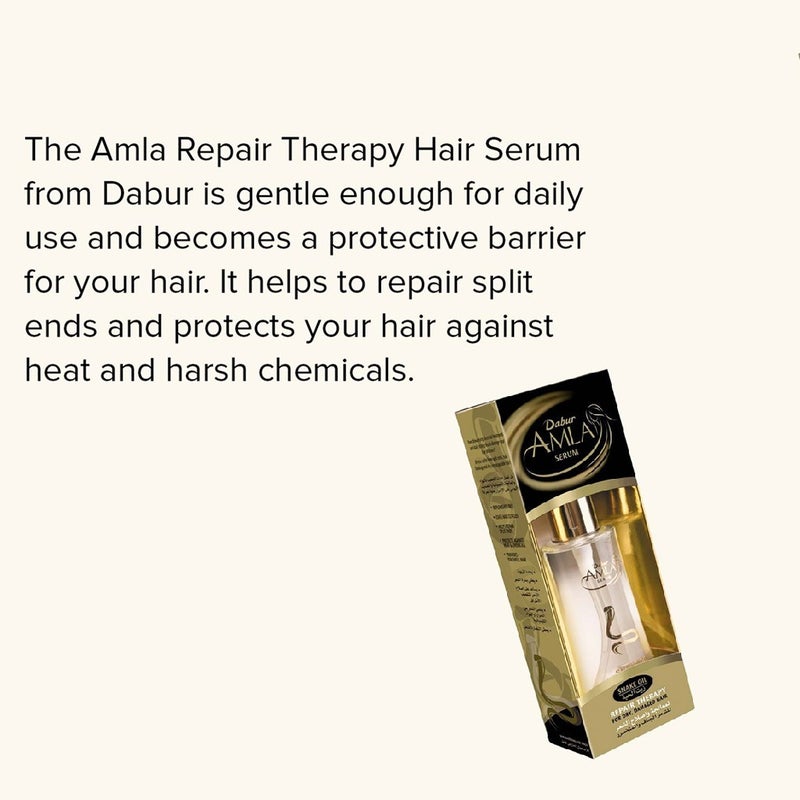 Dabur Amla Snake Oil Repair Therapy Hair Serum For Dry, Damaged Hair 50ml