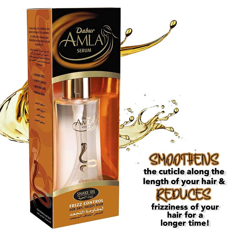 Dabur Amla Snake Oil Frizz Control Hair Serum For Dry & Frizzy Hair Serum 50ml