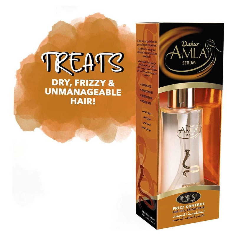 Dabur Amla Snake Oil Frizz Control Hair Serum For Dry & Frizzy Hair Serum 50ml