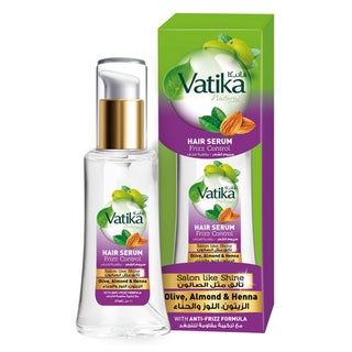 Dabur Vatika Naturals Frizz Control Hair Serum For Saloon Like Shine 47ml