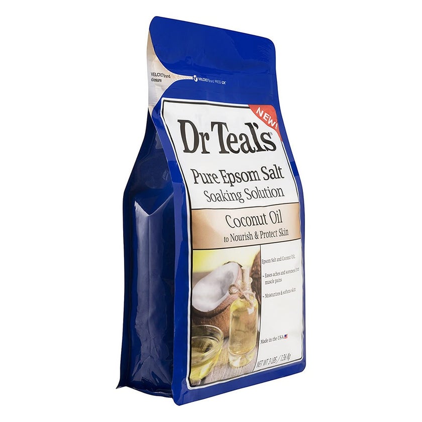 Dr Teal's Pure Epsom Salt Soaking Solution Coconut Oil 1036g