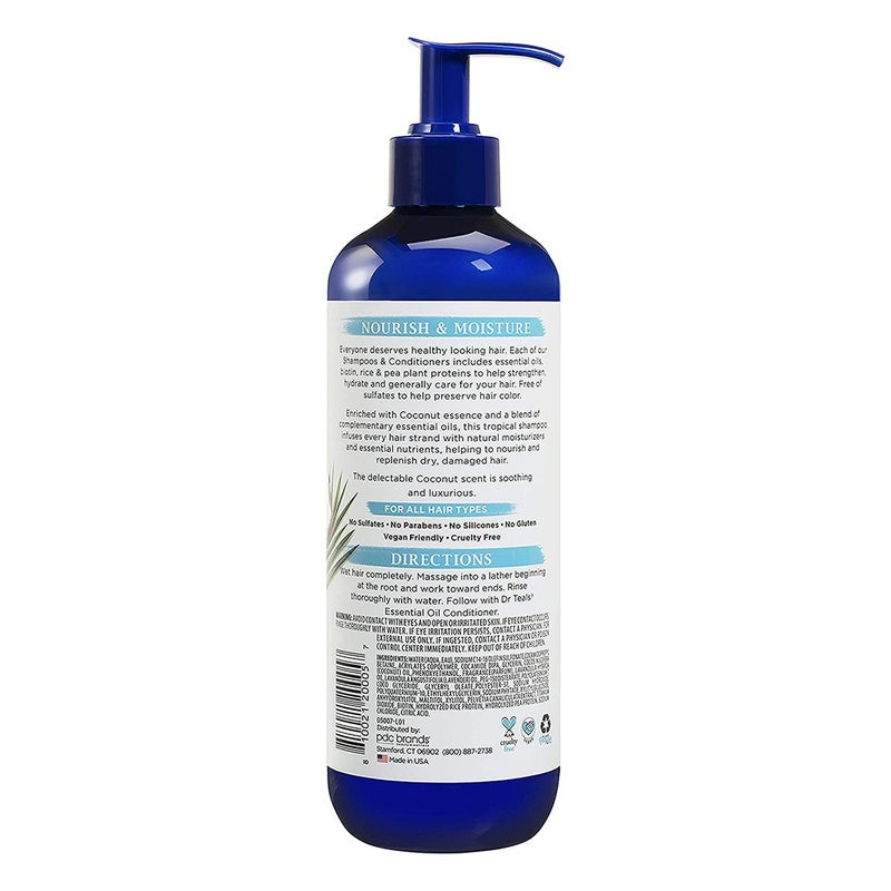 Dr Teal's Coconut & Essential Oil Shampoo 473 mL