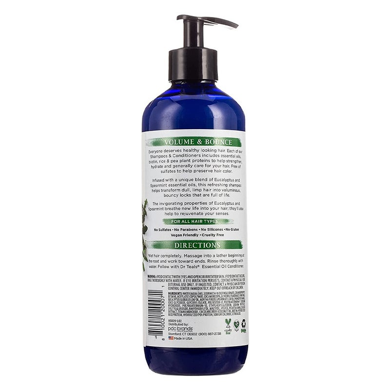 Dr Teal's Eucalyptus And Spearmint Essential Oil Shampoo 473 mL