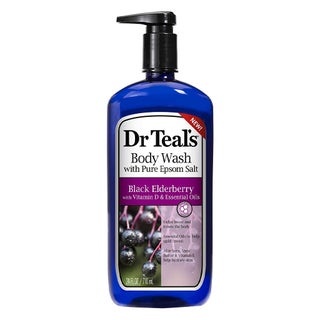 Dr Teal's Pure Epsom Salt Body Wash with Black Elderberry 710 mL