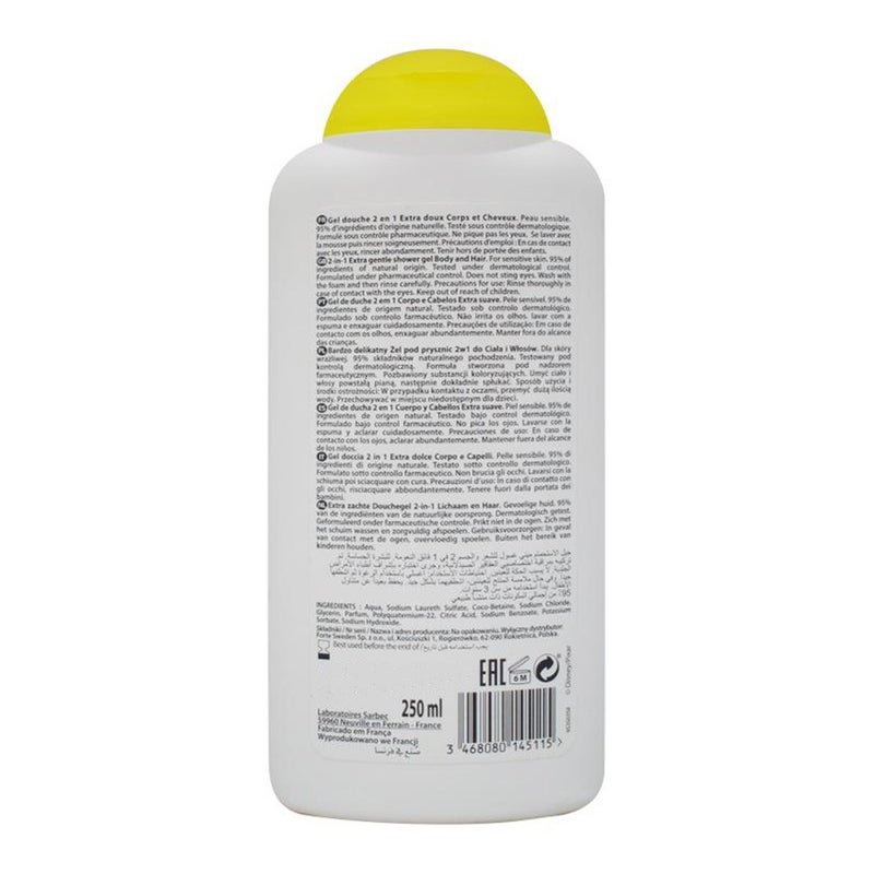 Corine De Farme Extra Gentle 2 In 1 Hair & Body Kids Shower Gel Cars 250 mL
