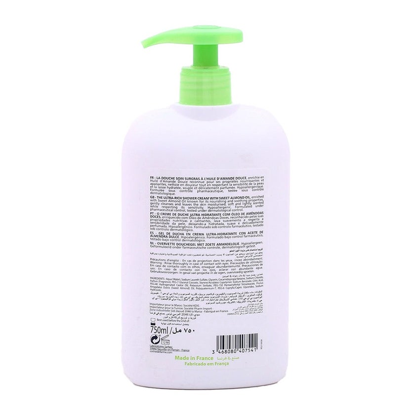 Corine De Farme Ultra Rich Sweet Almond Oil Shower Cream 750ml