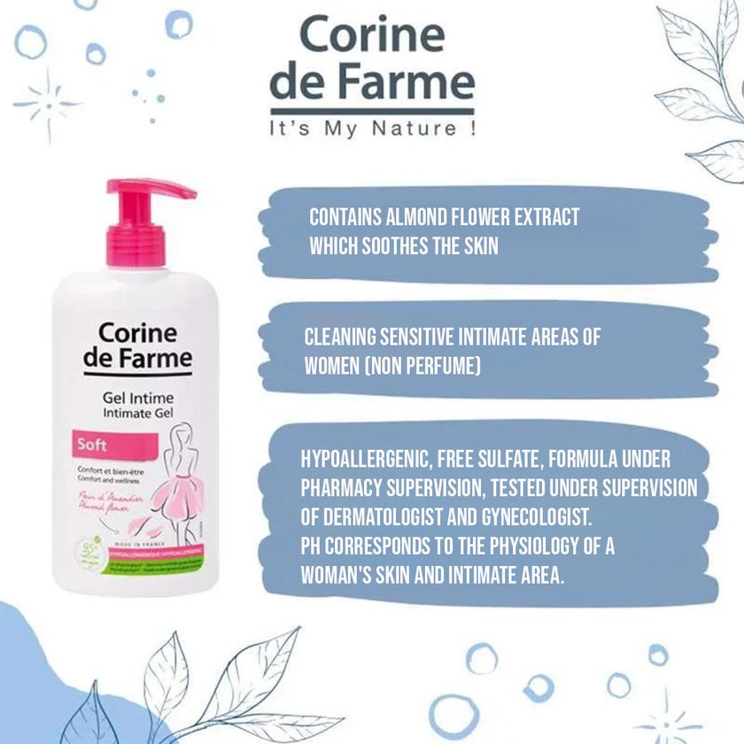 Corine De Farme Soft Intimate Gel 250ml