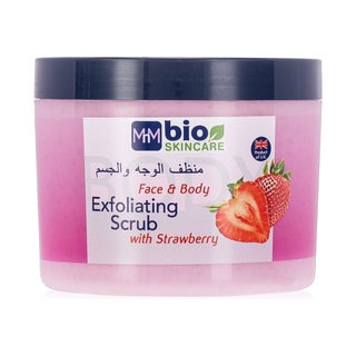 Bio Skincare Strawberry Exfoliating Face & Body Scrub 500 mL