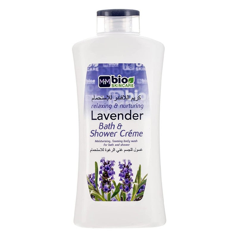 Bio Skincare Relaxing & Nurturing Lavender Bath And Shower Cream 750 mL