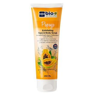 Bio Skincare Papaya Exfoliating Face & Body Scrub 250 mL