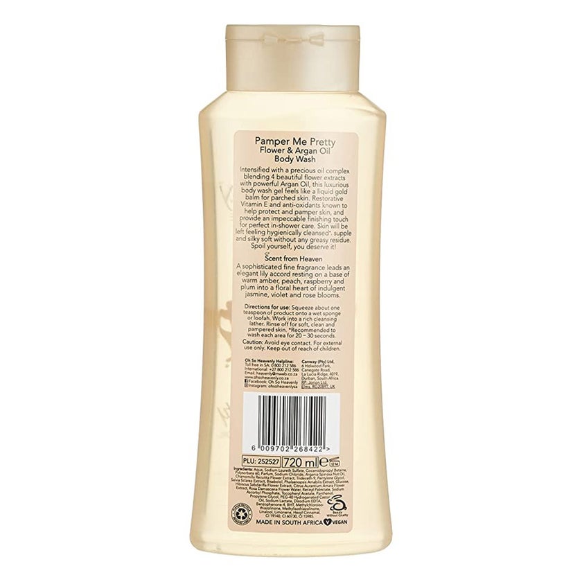 Oh So Heavenly Classic Care Pamper Me Pretty Body Wash 720ml