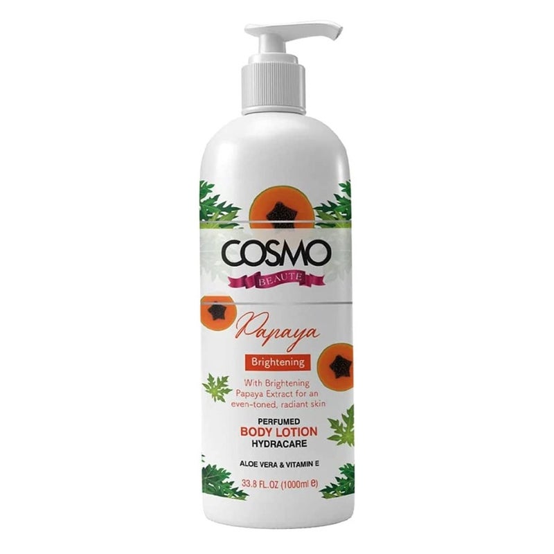 Cosmo Beaute Brightening Perfumed Body Lotion Papaya 1000 mL