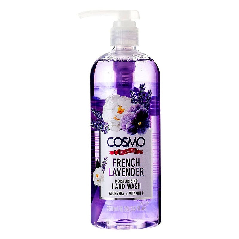 Cosmo Beaute Moisturizing Hand Wash French Lavender 750 mL