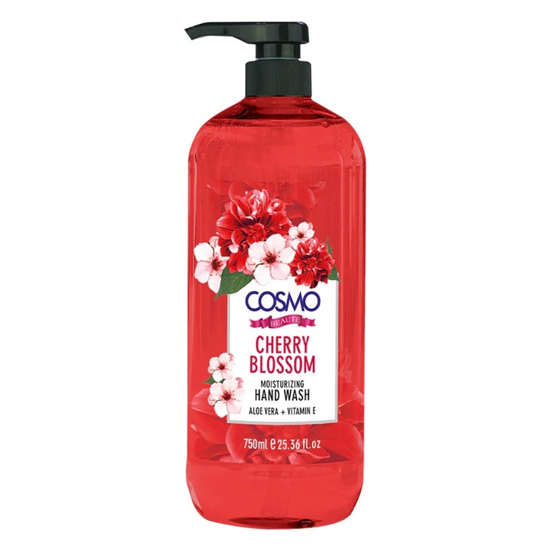 Cosmo Beaute Moisturizing Hand Wash Cherry Blossom 750 mL