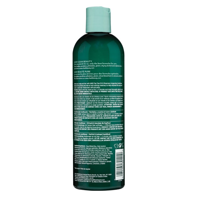 Hask Tea Tree Oil And Rosemary Invigorating Conditioner 355 mL
