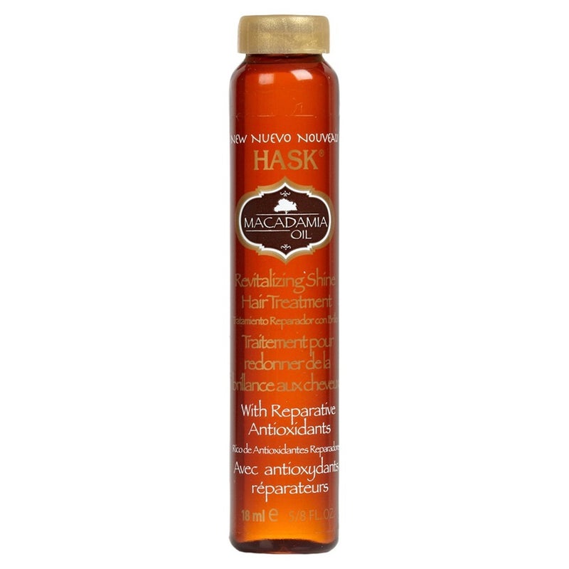Hask Macadamia Oil Revitalizing Shine Hair Oil Treatment 18 mL