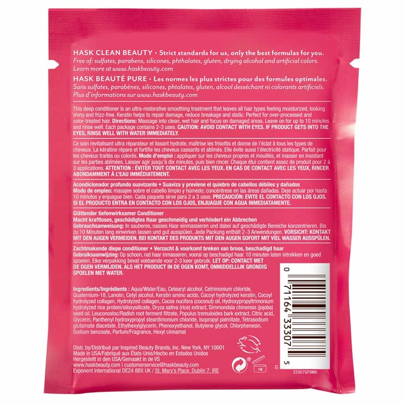 Hask Keratin Protein Smoothing Deep Conditioner For weak, damaged hair 50 g
