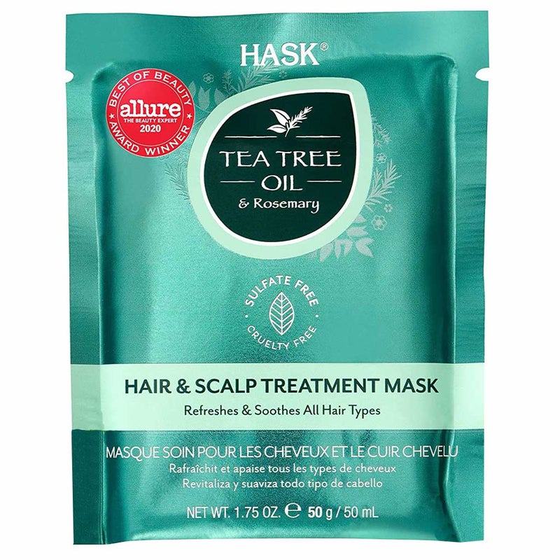 Hask Tea Tree Oil & Rosemary Hair and Scalp Treatment Mask For All Hair types 50 g