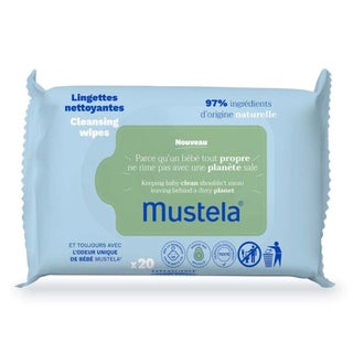 Mustela Baby Cleansing Wipes, Packs of 20's