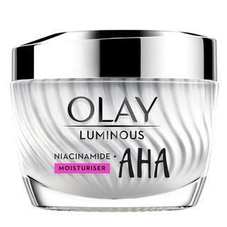 Olay Luminous Niacinamide + AHA Brightening Face Moisturiser Cream For Spot Reduction 50g