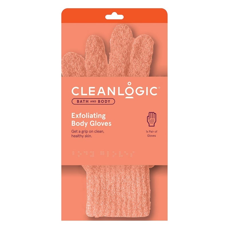 Cleanlogic Bath & Body Exfoliating Body Gloves CL-105-48