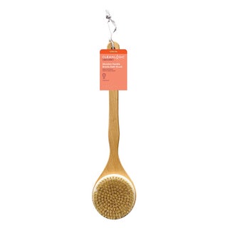 Cleanlogic Bath & Body Wooden Handle Bristle Bath Brush CL-1
