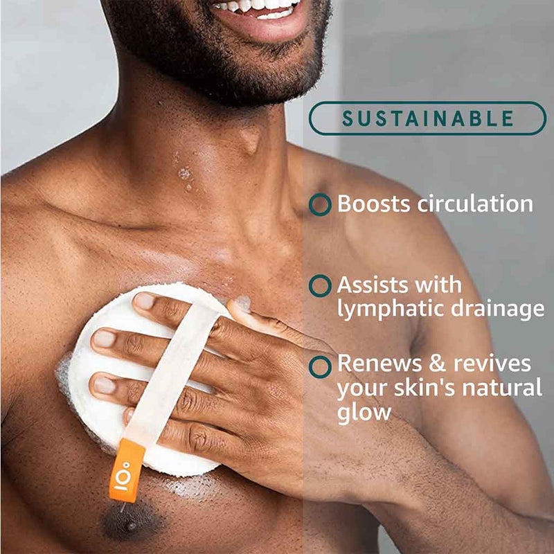 Cleanlogic Sustainable Dual Texture Body Exfoliator, Pack of 2's