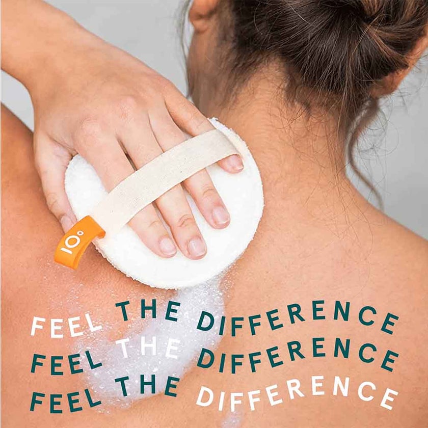 Cleanlogic Sustainable Dual Texture Body Exfoliator, Pack of 2's