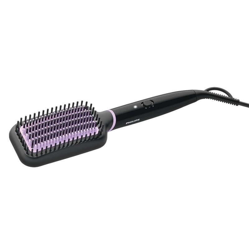 Philips Heated Straightening Brush With Thermo-Protect Black BHH880/03