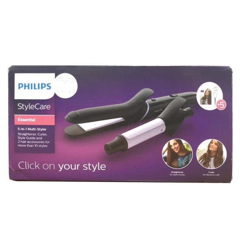 Philips Style Care Essential 5 In 1 Hair Multi-Styler Black