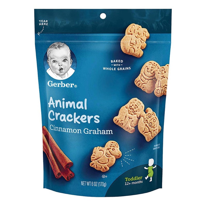 Gerber Animal Crackers 12+ Months Cinnamon Graham Biscuit 170 g