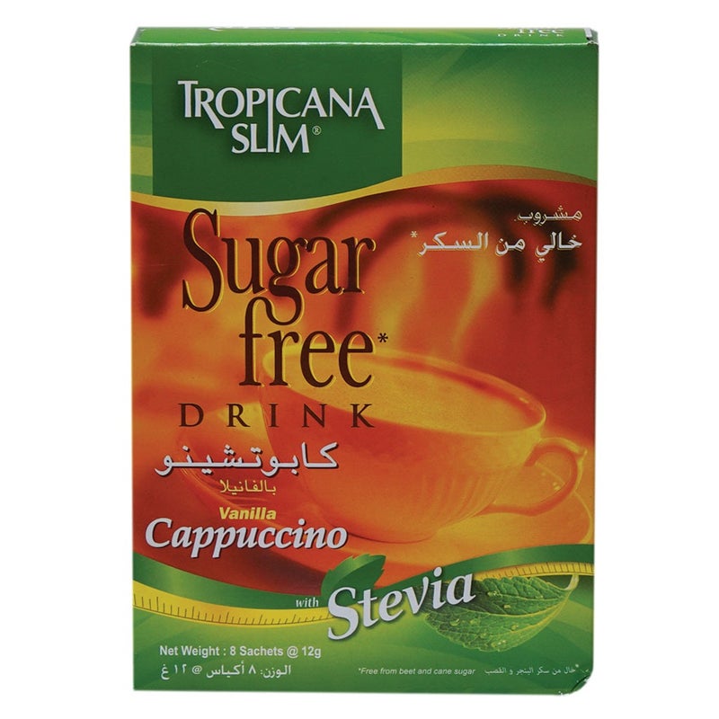 Tropicana Slim® Sugar Free Drink Vanilla Cappuccino 12 g 8's