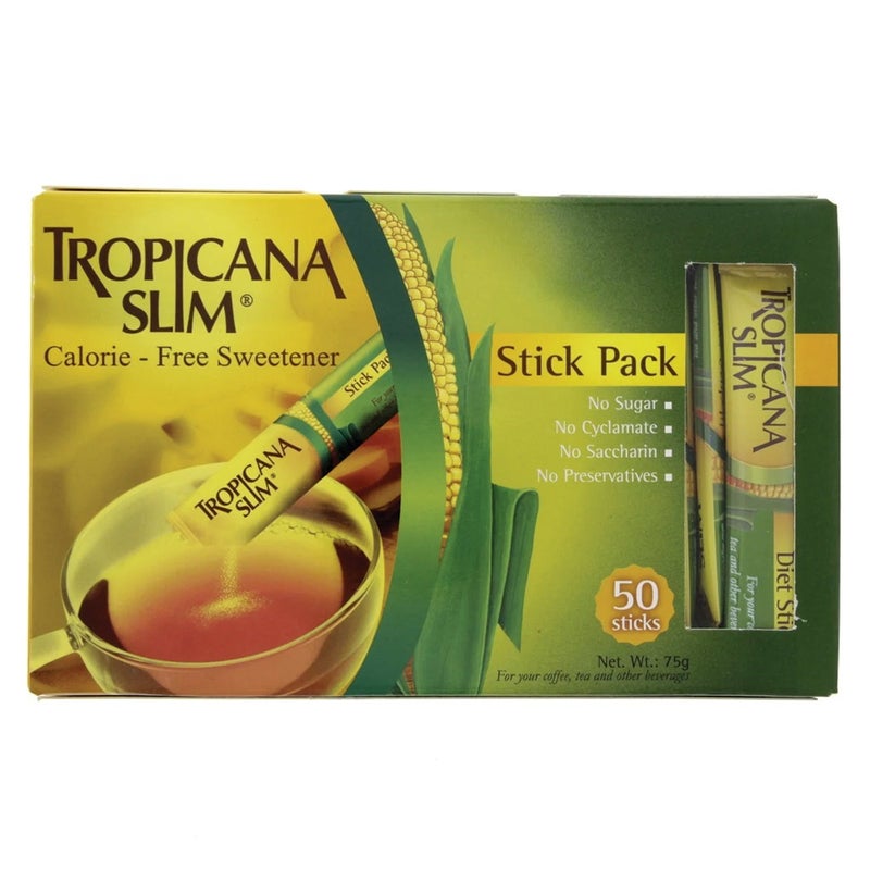 Tropicana Slim® Calorie Free Sweetener Stick 50's