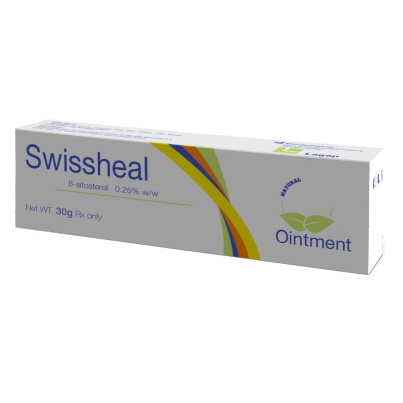 Swissheal 0.25% Topical Skin Ointment for Burns & Wounds 30g