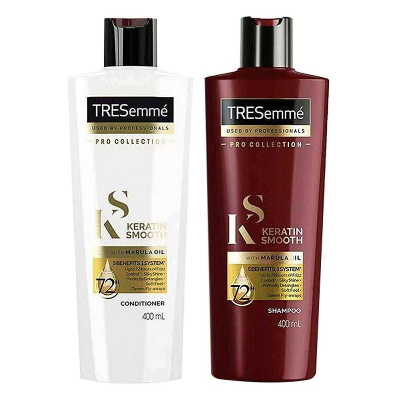 TRESemme Keratin Smooth Shampoo + Conditioner 400 mL