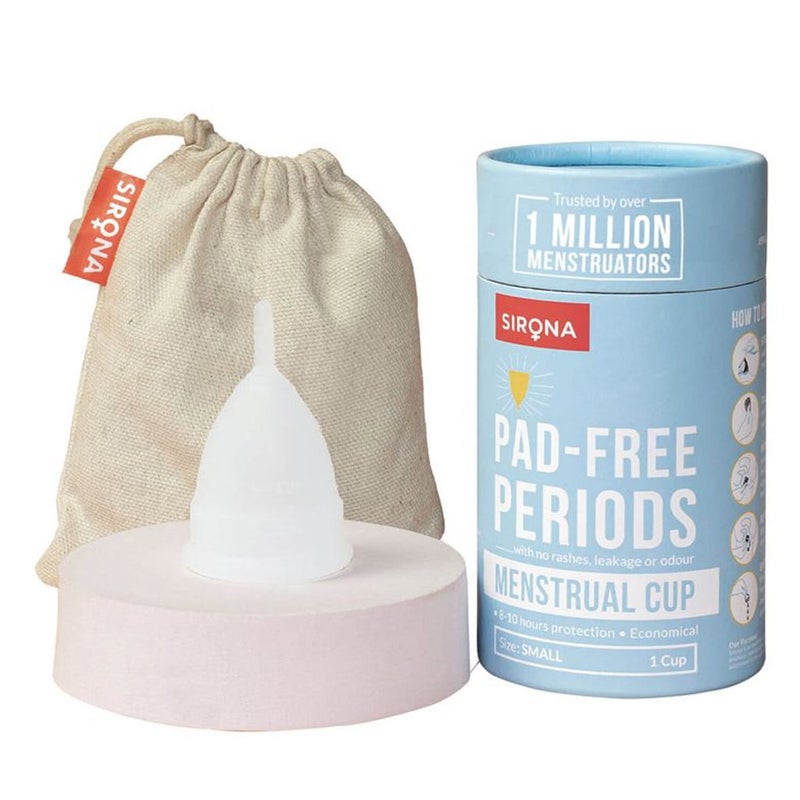 Sirona Reusable Menstrual Cup With Pouch Small 1's