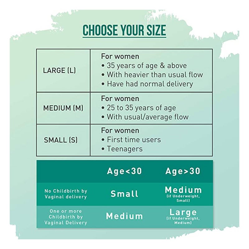 Sirona Reusable Menstrual Cup With Pouch Small 1's