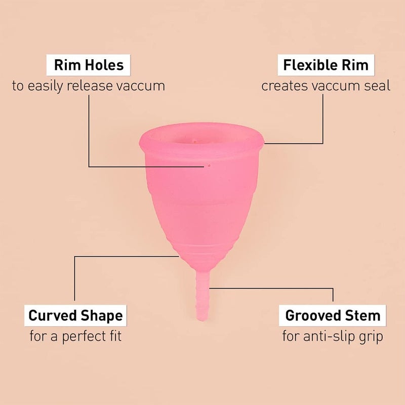 Sirona Reusable Menstrual Cup With Pouch Medium 1's