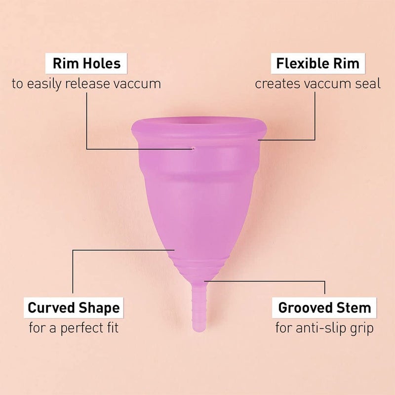 Sirona Reusable Menstrual Cup With Pouch Large 1's
