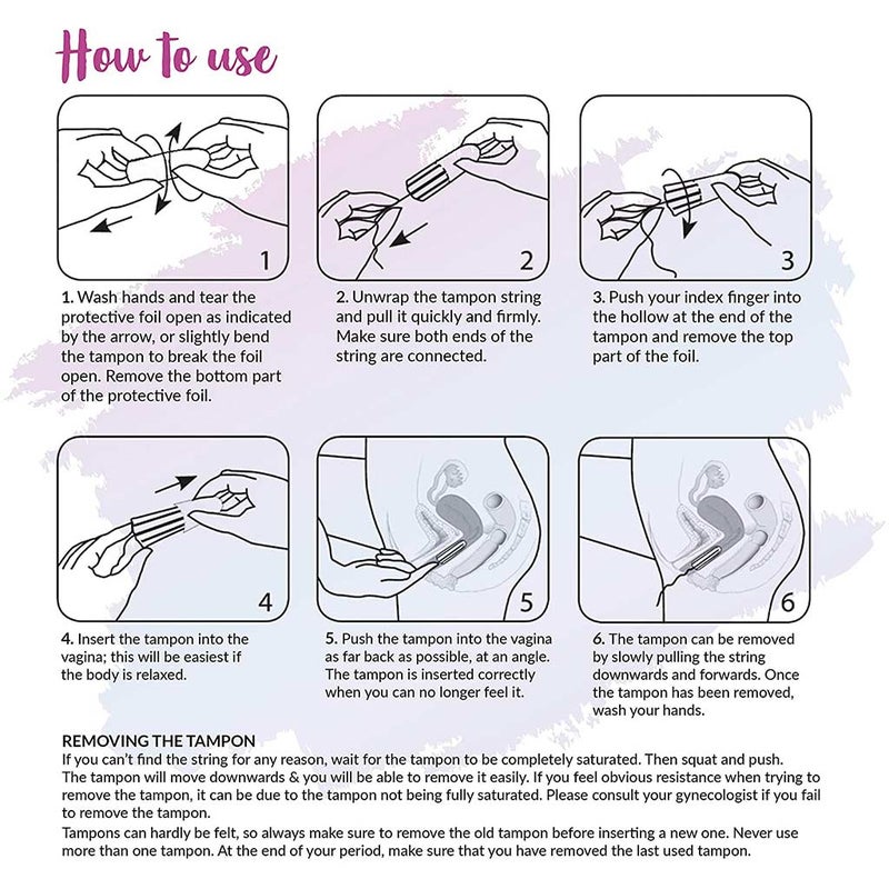Sirona Now Periods Made Easy Premium Digital Tampons Medium Flow 20's
